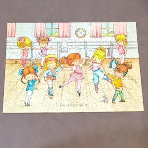 1983 Springbok Ballet Class 13 1/2" X 18 7/8 Puzzle 100 Piece Hallmark Cards